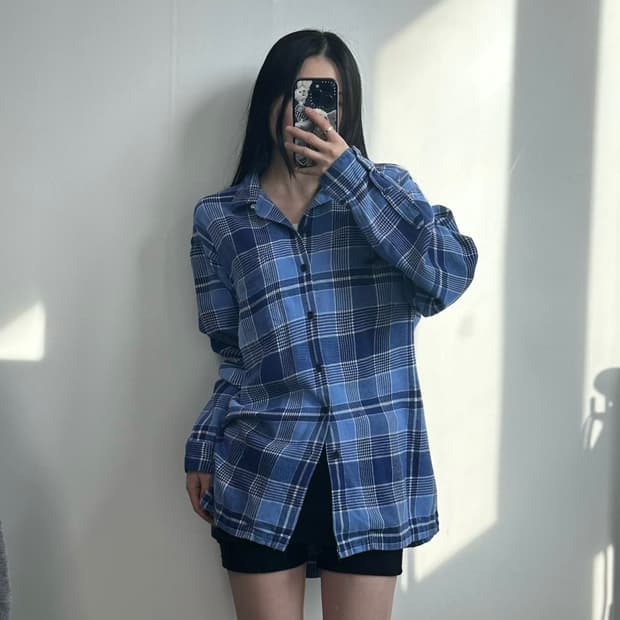폴로 랄프로렌 포켓 체크 셔츠