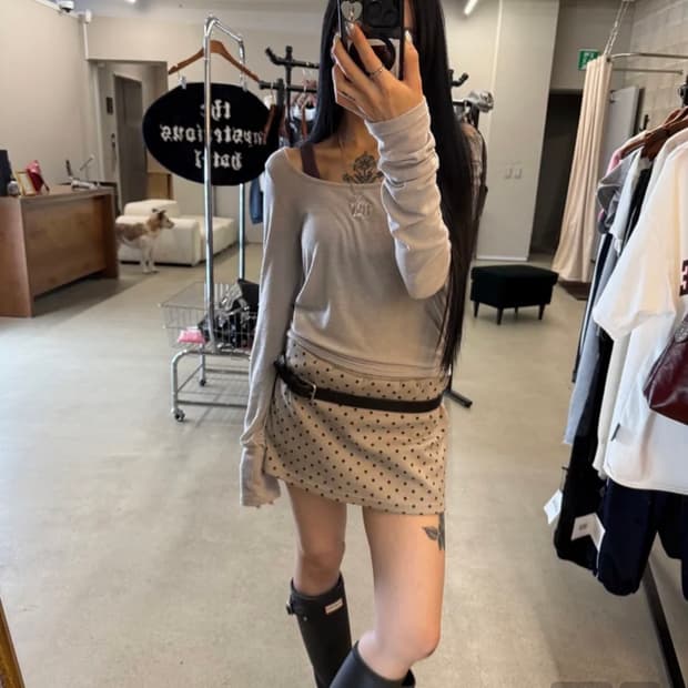 미스테리어스호텔 린넨 스퀘어탑(그레이)