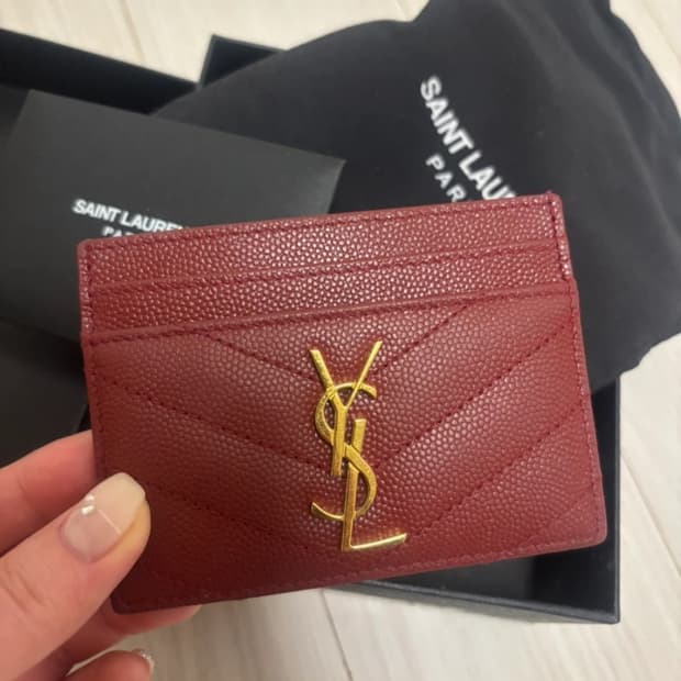 생로랑 마틀라세 카드지갑
