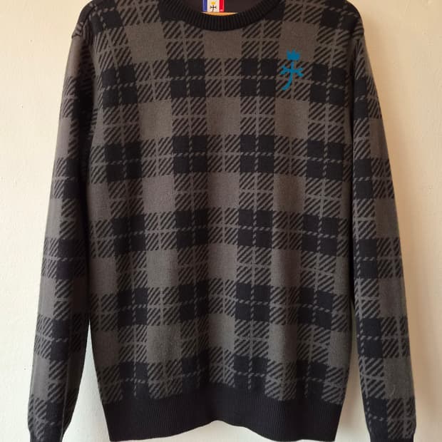 까스텔바작 남성 골프 라운드방풍니트
