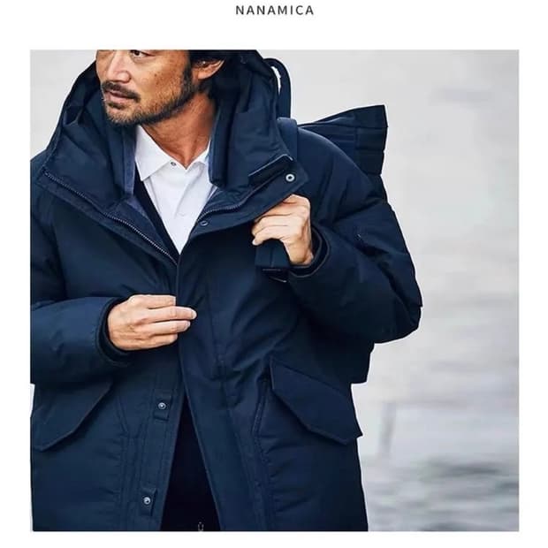 삽니다) 나나미카 24FW 다운코트 XL 네이비