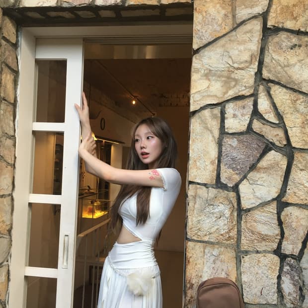 thetis lily lace draping dress 