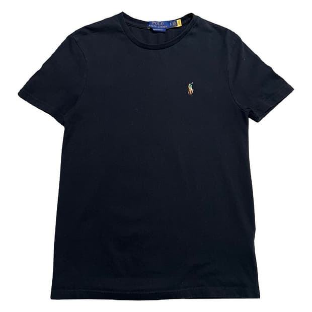 RALPH LAUREN 여성용 블랙 반팔 S