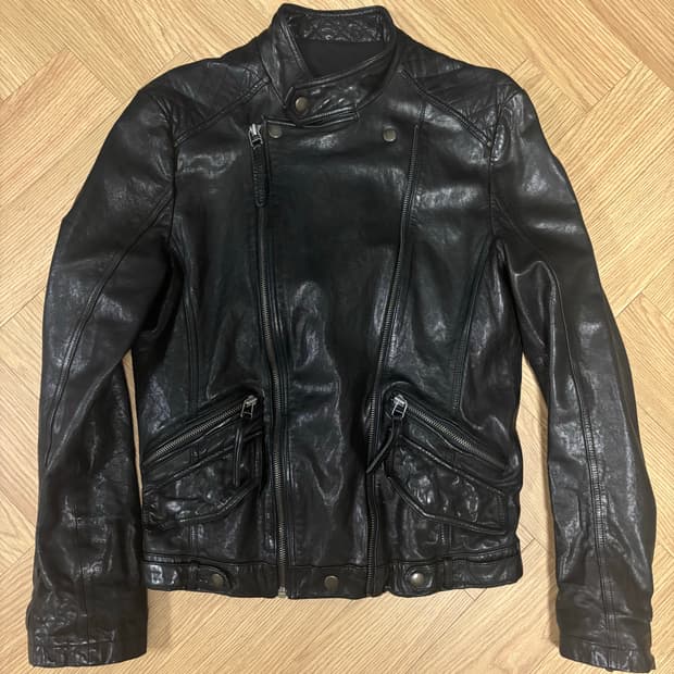 양가죽 라이더자켓