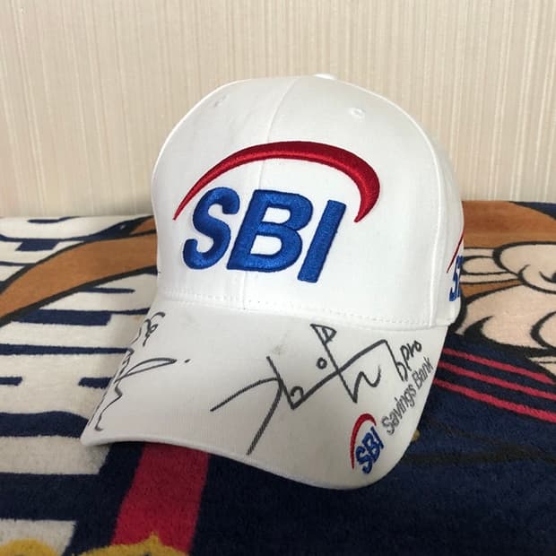 SBI저축은행 골프단 선수모자/캡 이소미/김아림프로 싸인