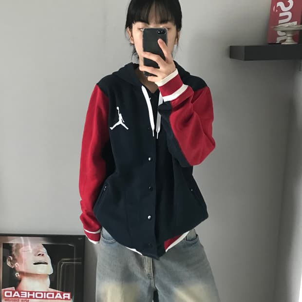 나이키 에어조던 바시티 나그랑 후드 자켓