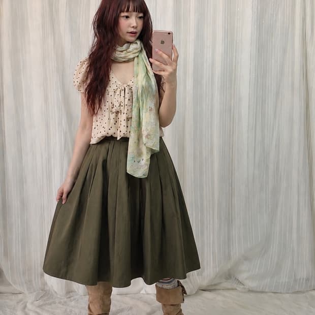 풀잎 소녀 코디 set