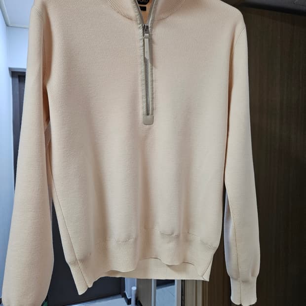 [50] 톰포드 헤비 울 100 하프 집업 아이보리 톰포드 니트