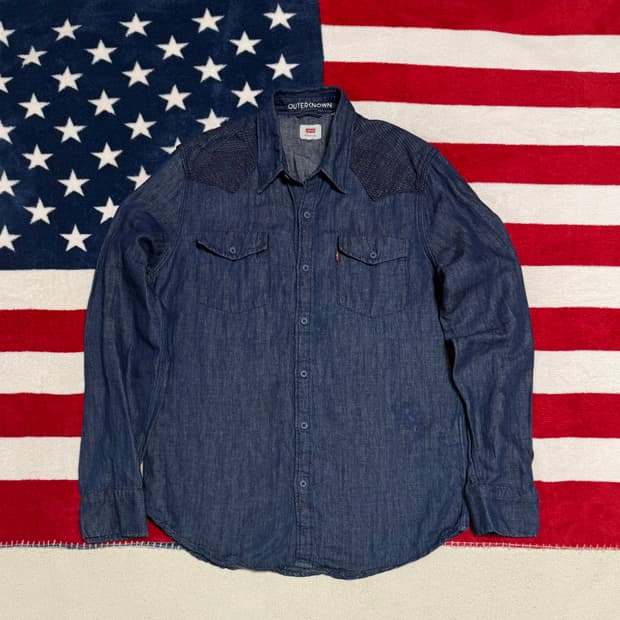 리바이스 샴브레이셔츠 Levi’s Chambray shirt 인디고빈티지