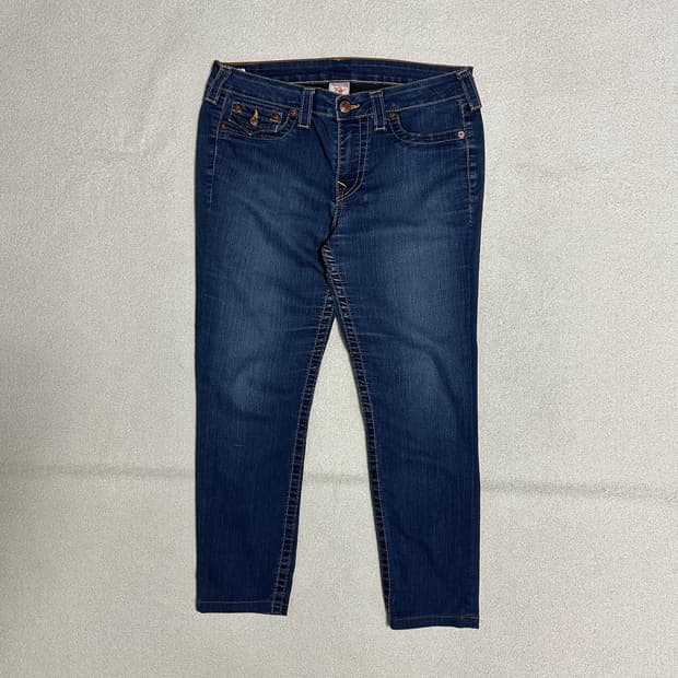 트루릴리젼 슬림 데님 팬츠