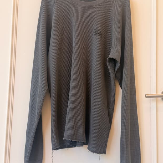 :스투시(stussy) 래글런 써멀 롱슬리브 크루 