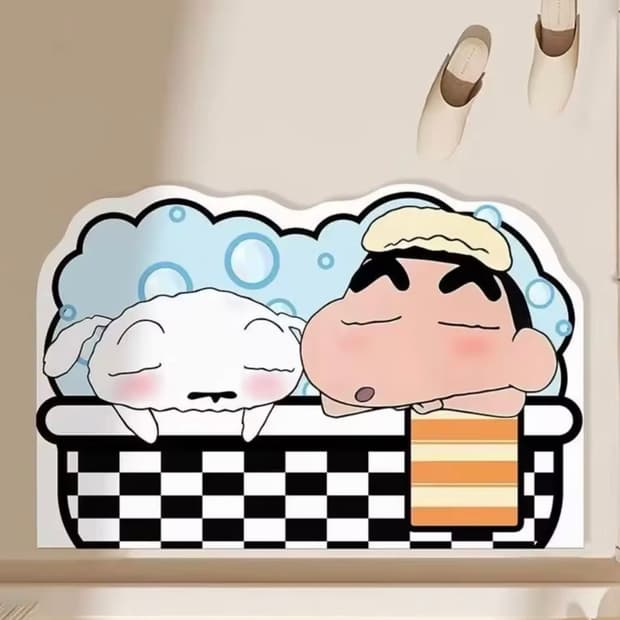 새제품))짱구 발매트
