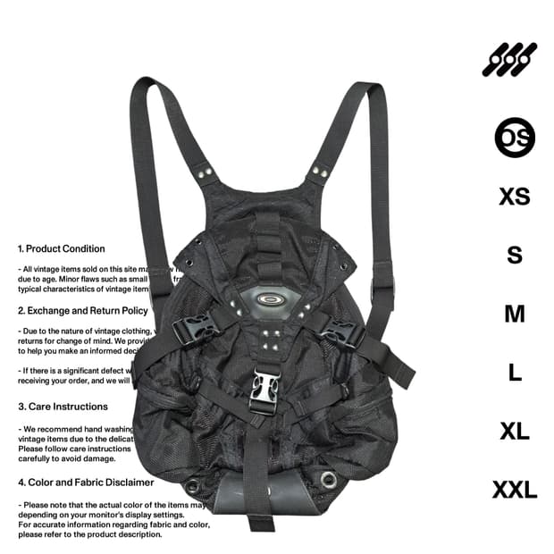 오클리 소프트웨어 00s 미니 아이콘 백팩