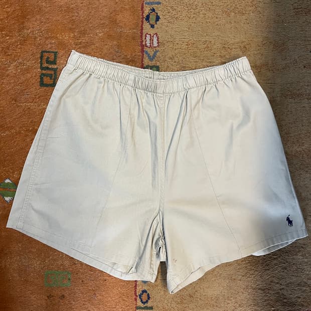90s 빈티지 폴로 랄프로렌 허리 밴딩 숏 팬츠 L