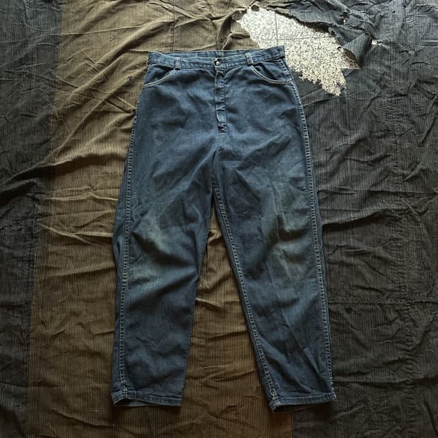 50s Vintage Capenter Denim Work Pants