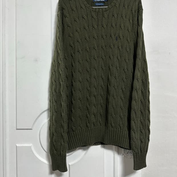 폴로 랄프로렌 꽈배기 니트