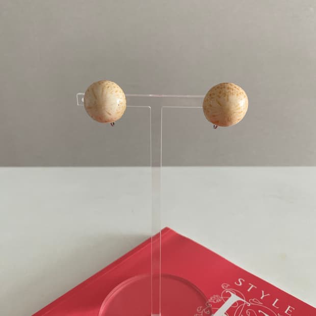 빈티지 버섯모양 귀찌 귀걸이