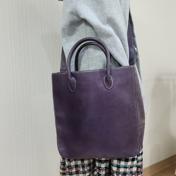 JPN -퍼플 크로스 빅가방