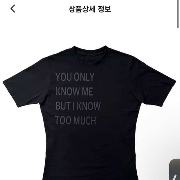 태호서울 티셔츠(m)