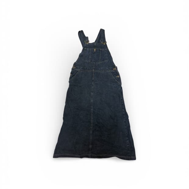 빈티지 청멜빵스커트