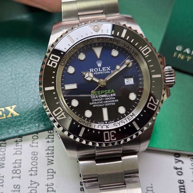 롤렉스 씨드웰러 딥씨44 디블루 126660 오토매틱 