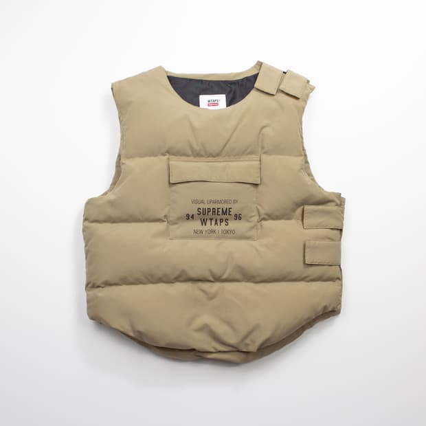 21FW 슈프림 x 더블탭스 텍티컬 다운 베스트