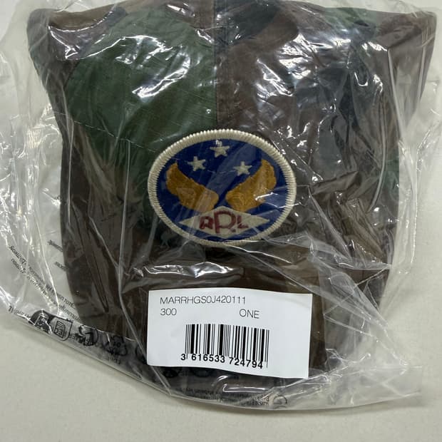 RRL 더블알엘 카모 패턴 볼캡