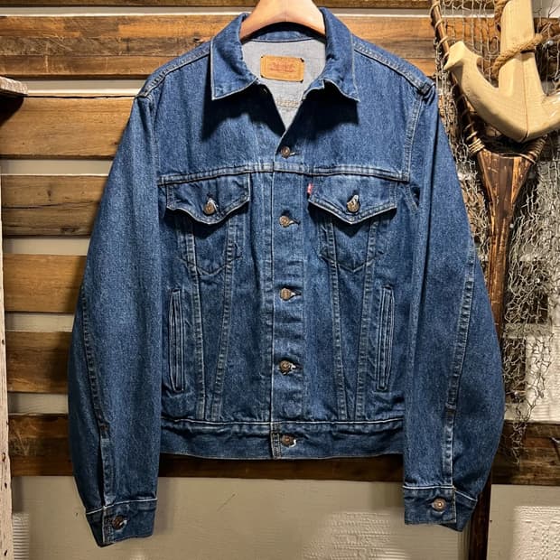 [M]90's 리바이스 777공장 USA Made 데님 트러커 자켓