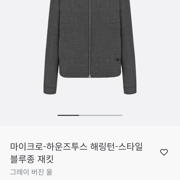 최종 급처)24ss 디올 해링턴 블루종 자켓