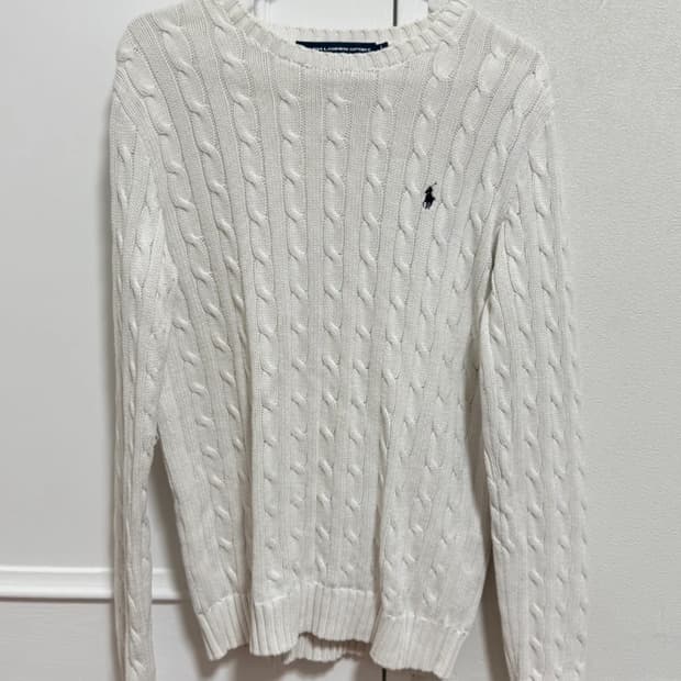 폴로 케이블 니트