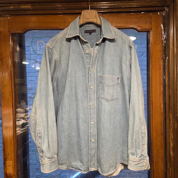 타미힐피거 데님셔츠