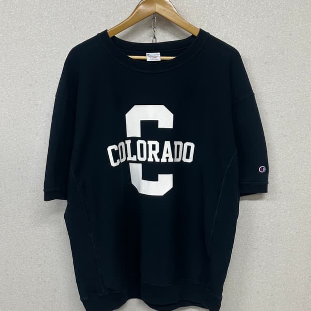 (XL)챔피온 리버스위브 반팔 맨투맨-M2154