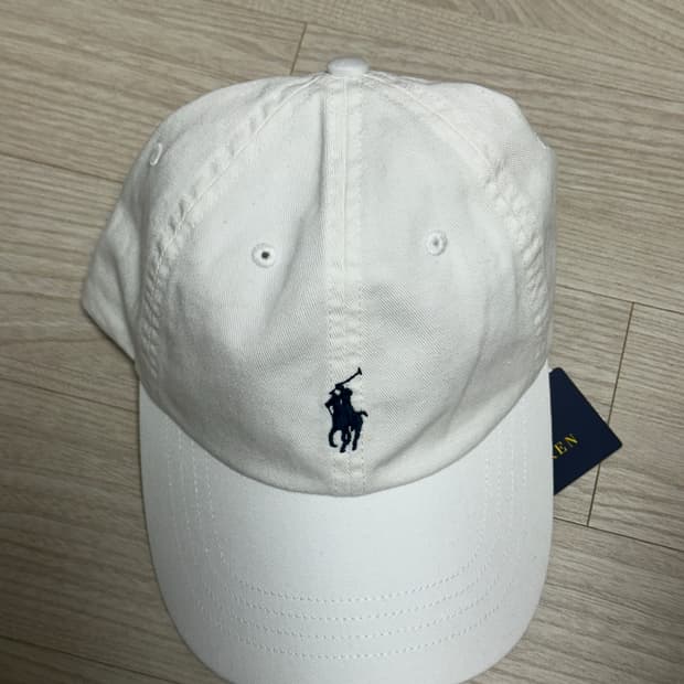 새상품/정품) 폴로 랄프로렌 코튼 치노 베이스볼 캡 화이트