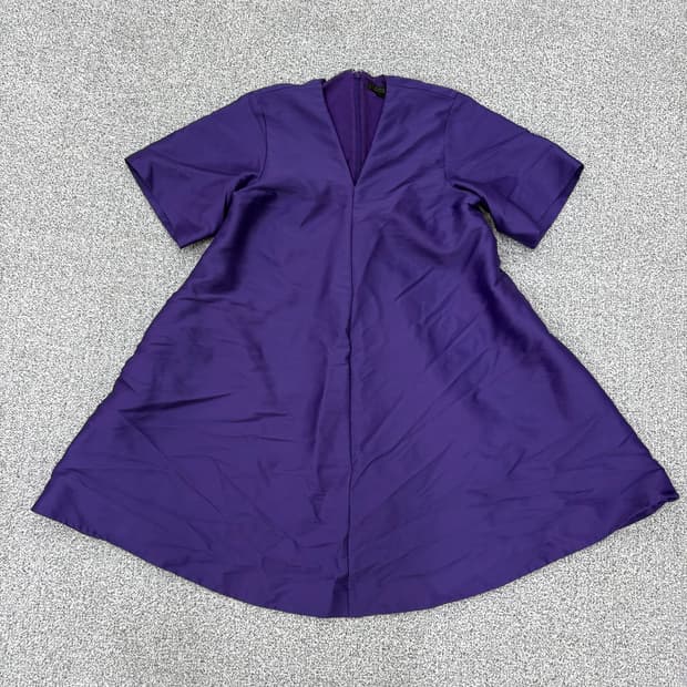 36 코스 실크 원피스 브이넥 드레스 0316J