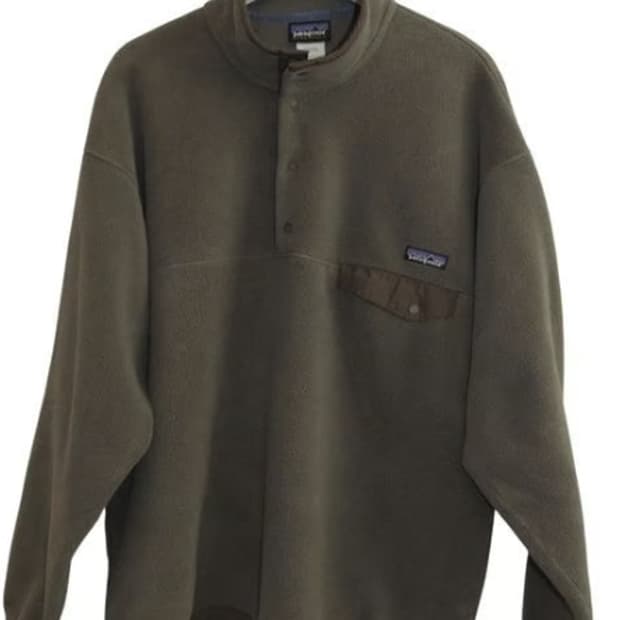 L 빈티지 90S 프르투칼메이드 파타고니아 신칠라 올리브