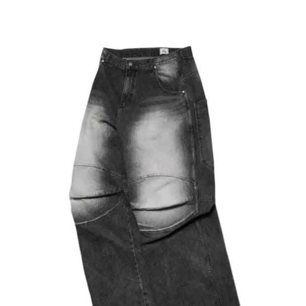 MJD 3D데님팬츠 블랙