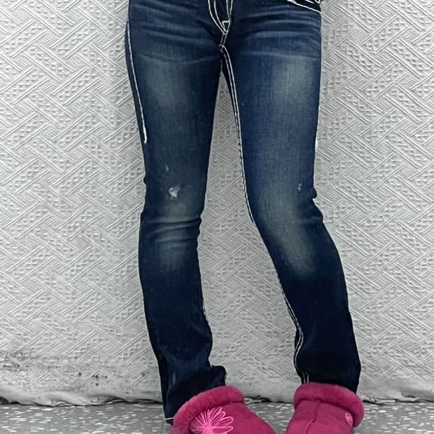 트루릴리전 빌리슈퍼티 Y2K 00's 데님팬츠 24인치 C08148