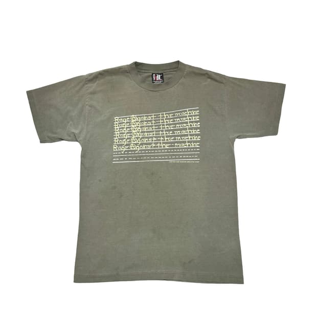 90s rage against the machine shirt