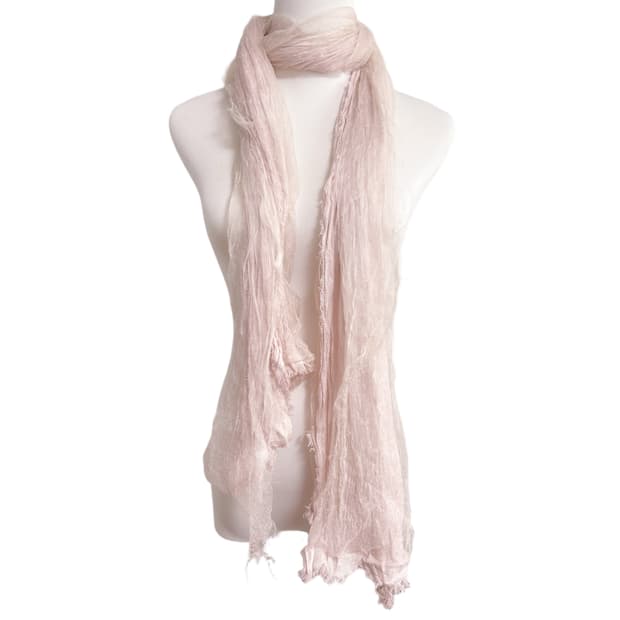 (이체시에눌) 일본 히메갸루 핑크 페어리 샤 포인트 레이어드 머플러 