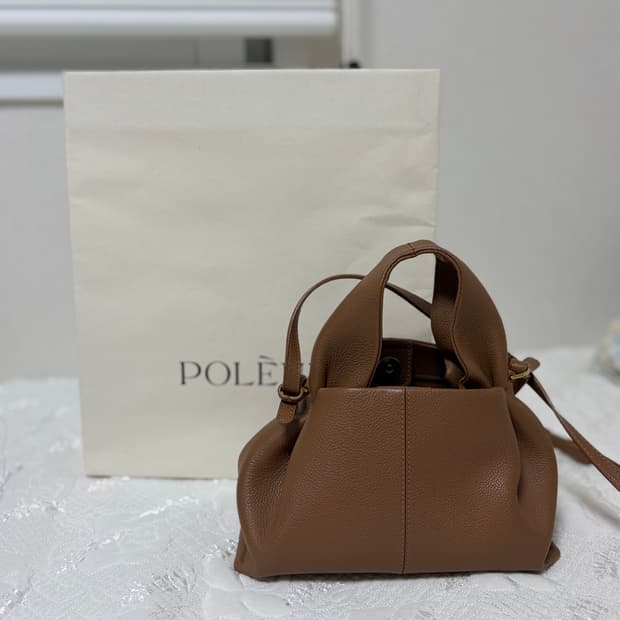 S급!! Polene 폴렌느 누메로 눼프 미니 / 캬라멜 색상