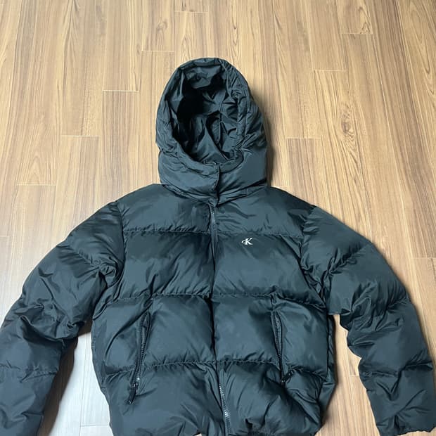 ck 캘빈클라인 숏 패딩