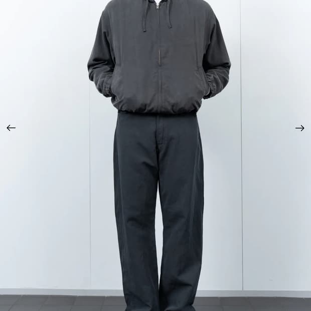 레이디 화이트 코 x 캡틴 선샤인 팬츠 그레이 2size