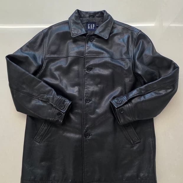 올드 갭 레더 카코트 M