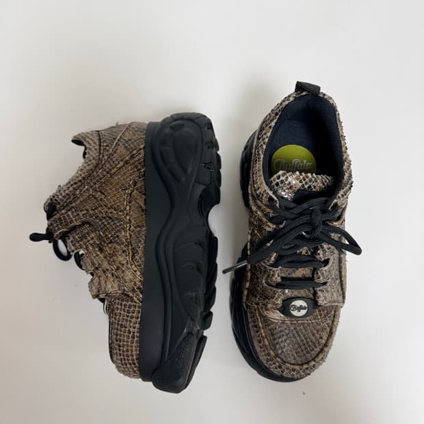 Buffalo x Junya Watanabe 파이톤 플랫폼 스니커즈