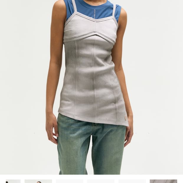 마지셔우드 슬리브리스 빈티지 나시 탑