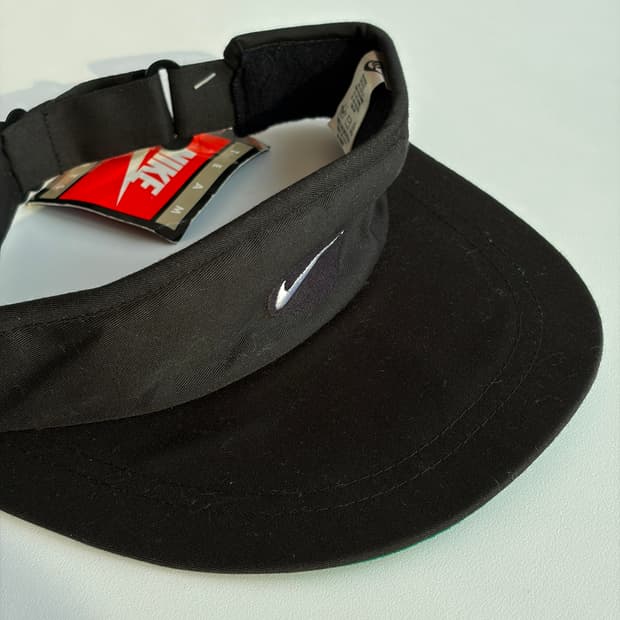 [데드스탁] 90s NIKE 올드 나이키 팀스포츠 러닝 선바이저