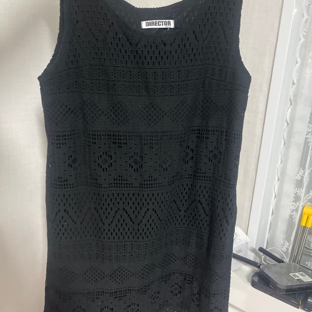 블랙 니트 원피스