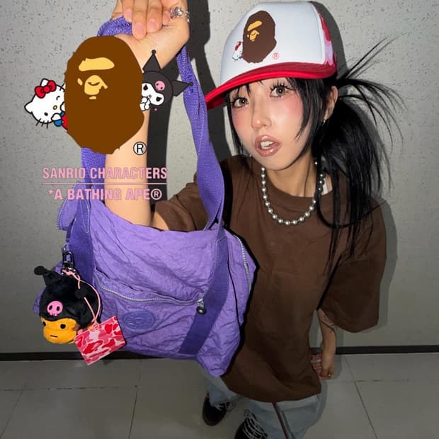 Bape X Sanrio Hello Kitty Cap ( 새상품 ) 