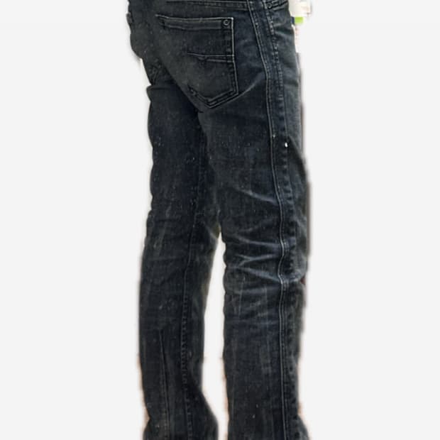 디젤 로우라이즈 스트레이트 팬츠