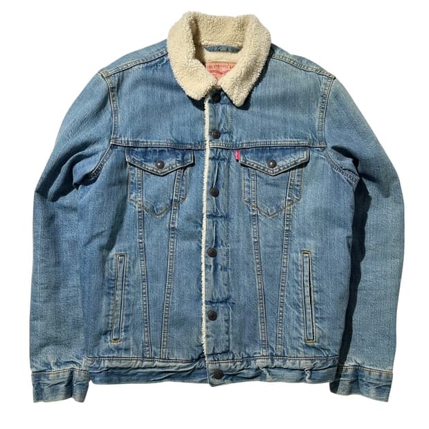 리바이스 쉐르파 데님 트러커 자켓
